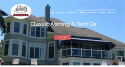 Desktop Screenshot of classicawnings.com